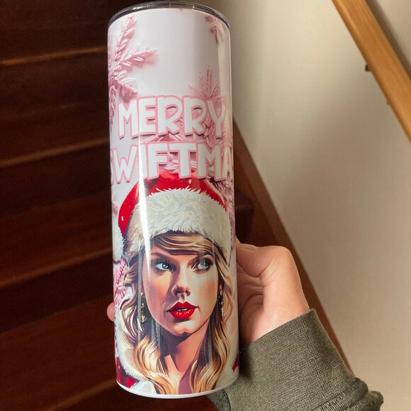NWOT Merry Swiftmas Tumbler - Picture 1 of 6